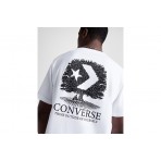 Converse Tree Ανδρικό Κοντομάνικο T-Shirt Λευκό