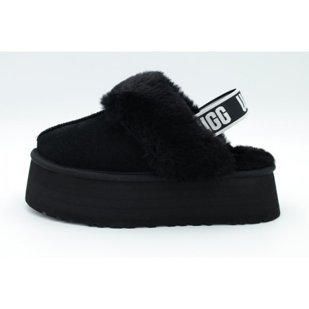 Ugg Funkette Γυναικεία Slippers Μαύρα