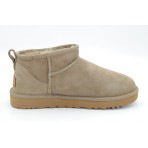 Ugg Classic Ultra Mini Γυναικεία Μποτάκια Μπεζ