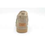 Ugg Classic Ultra Mini Γυναικεία Μποτάκια Μπεζ