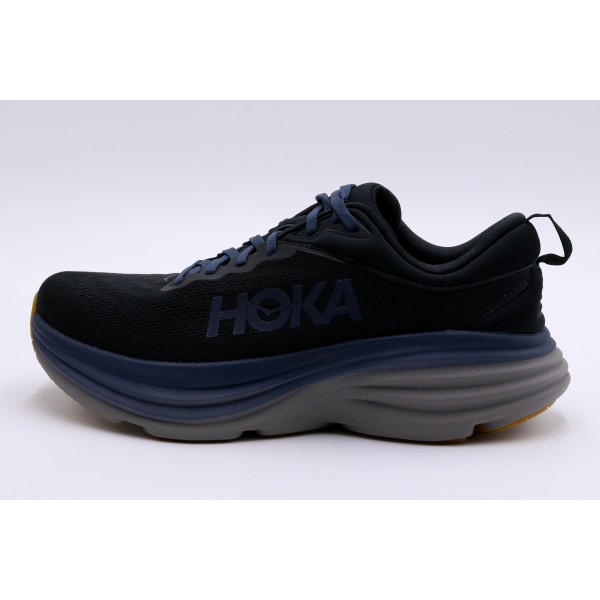 Hoka One One M Bondi 8 Παπούτσια Για Τρέξιμο-Περπάτημα (1123202-BCKRN)