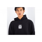 Obey Icon Extra Heavy Hood II Fleece Ανδρικό Φούτερ Με Κουκούλα