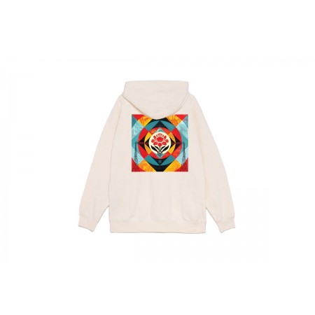 Obey Geometric Power Canvas Hoodie Ανδρικό Φούτερ Με Κουκούλα