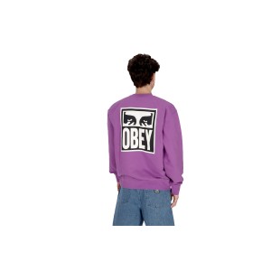 Obey Eyes Icon Crew Μπλούζα Με Λαιμόκοψη Ανδρική (112863126 PAISLEY PURPLE)