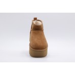 Ugg Classic Ultra Mini Platform Γυναικεία Μποτάκια Καφέ