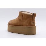 Ugg Classic Ultra Mini Platform Γυναικεία Μποτάκια Καφέ