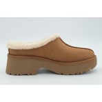 Ugg New Heights Cozy Clog Γυναικεία Mules Καφέ