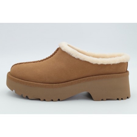 Ugg New Heights Cozy Clog Γυναικεία Mules Καφέ