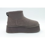 Ugg Classic Mini Dipper Γυναικεία Μποτάκια Γκρι