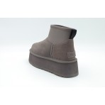 Ugg Classic Mini Dipper Γυναικεία Μποτάκια Γκρι