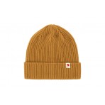 Fjallraven Rib Hat Unisex Χειμερινό Σκουφάκι Κάμελ