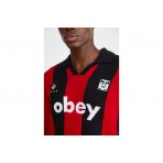 Obey Soccer Jersey Πουλόβερ Ανδρικό (151000090 RED MULTI)