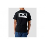 Obey Eyes 3 Ανδρικό Κοντομάνικο T-Shirt Μαύρο