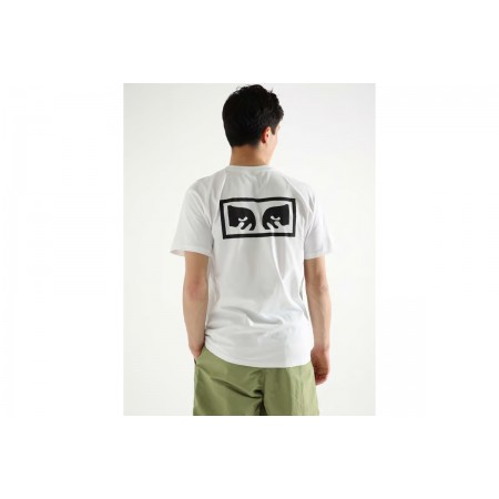 Obey Eyes 3 Ανδρικό Κοντομάνικο T-Shirt Λευκό