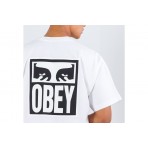 Obey Eyes Icon 2 Ανδρικό Κοντομάνικο T-Shirt Λευκό