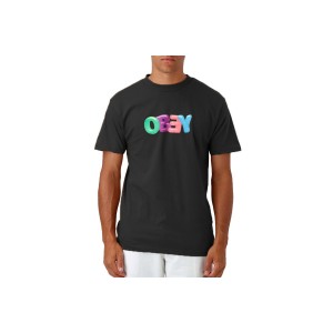 Obey Bubble T-Shirt Ανδρικό (165263173 BLACK)