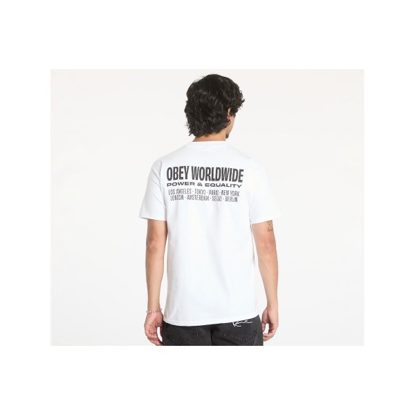 Obey Worldwide Power And Equality T-Shirt Ανδρικό (165263920 WHITE)