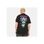 Obey Helping Hand Ανδρικό Κοντομάνικο T-Shirt Μαύρο