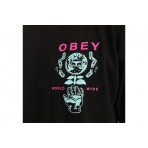 Obey Helping Hand Ανδρικό Κοντομάνικο T-Shirt Μαύρο