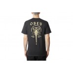 Obey Scorpion Ανδρικό Κοντομάνικο T-Shirt Μαύρο