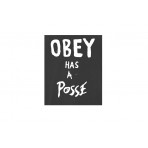 Obey Has A Posse Ανδρικό Κοντομάνικο T-Shirt Μαύρο