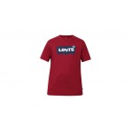 Levi's Graphic Crewneck Tee Ανδρικό Κοντομάνικο T-Shirt Κόκκινο