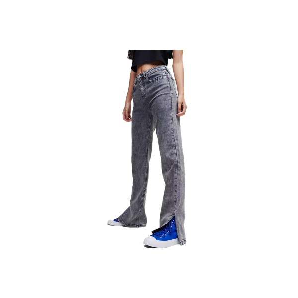 Karl Lagerfeld Hr Straight Denim W-Slit Παντελόνι Τζιν Γυναικείο (231J1114 J123)