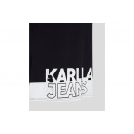 Karl Lagerfeld Regular Logo Tee Γυναικείο Κοντομάνικο Φόρεμα Mini