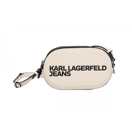 Karl Lagerfeld Essential Logo Τσαντάκι Χιαστί - Ώμου 