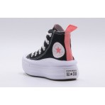 Converse Chuck Taylor Παιδικά Μποτάκια Μαύρα, Σομόν, Λευκά