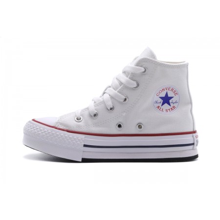 Converse Chuck Taylor All Star Eva Lift Hi Παπούτσια Λευκά