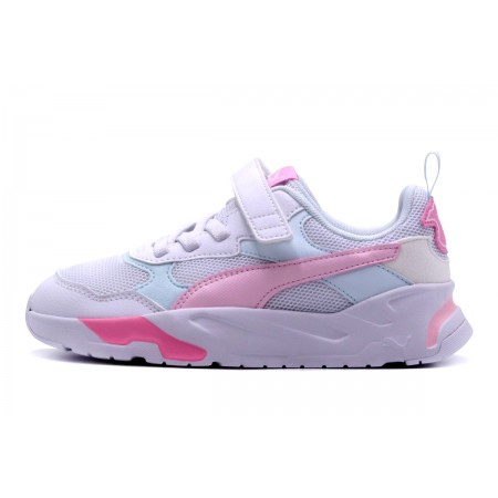 Puma Trinity AC Παιδικά Sneakers Λευκά, Ροζ