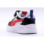 Puma Trinity Lite Βρεφικά Sneakers Λευκά, Μαύρα, Κοραλλί, Μπλε