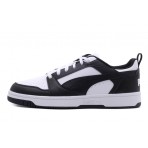 Puma Rebound V6 Low Ανδρικά Sneakers Μαύρα, Λευκά