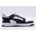 Puma Rebound V6 Low Ανδρικά Sneakers Μαύρα, Λευκά