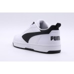 Puma Rebound V6 Low Ανδρικά Sneakers Λευκά, Μαύρα