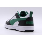 Puma Rebound V6 Low Ανδρικά Sneakers Λευκά, Μαύρα, Πράσινα