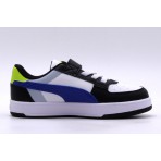 Puma Caven 2.0 Block Παιδικά Sneakers Λευκά, Μαύρα, Μπλε, Κίτρινα