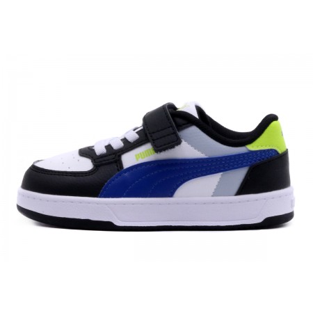 Puma Caven 2.0 Block Βρεφικά Sneakers Μαύρα, Λευκά, Μπλε