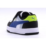 Puma Caven 2.0 Block Βρεφικά Sneakers Μαύρα, Λευκά, Μπλε