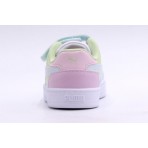 Puma Caven 2.0 Block Βρεφικά Sneakers Ροζ, Λευκά, Λαχανί