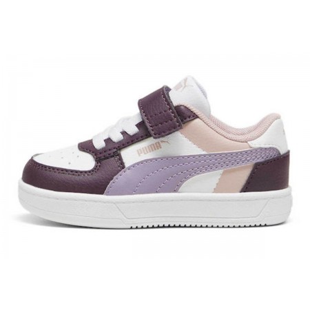 Puma Caven 2.0 Block Βρεφικά Sneakers Μωβ, Λευκά, Λιλά