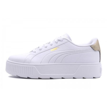 Puma Karmen Metallic Shine Γυναικεία Sneakers Λευκά