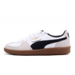 Puma Palermo Unisex Sneakers Λευκά, Μαύρα, Γκρι Ανοιχτά, Καφέ