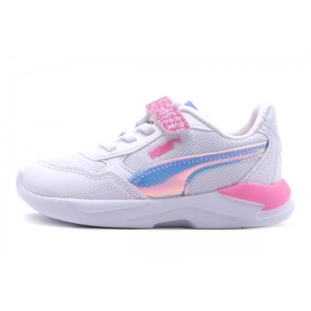 Puma X-Ray Speed Lite Βρεφικά Sneakers Λευκά, Ροζ, Φούξια, Σιέλ