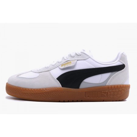 Puma Palermo Γυναικεία Sneakers Λευκά, Μαύρα, Γκρι Ανοιχτά, Καφέ