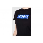 Hugo Classic B Γυναικείο Κοντομάνικο T-Shirt Μαύρο, Μπλε, Λευκό