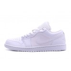 Jordan Air 1 Triple White Low Παπούτσια Λευκά