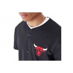 New Era NBA Team Logo Chicago Bulls Jersey Μαύρο, Κόκκινο, Λευκό