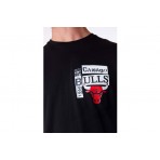 New Era NBA Chicago Bulls Newspaper Graphic Κοντομάνικο T-Shirt